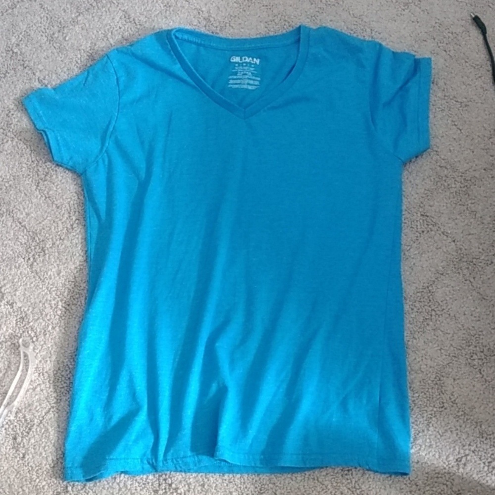 Blue and coral pink glidan shirts